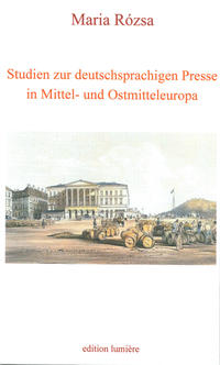 Studien zur deutschsprachigen Presse in Mittel- und Ostmitteleuropa: Beiträge zum deutsch-öster¬reichisch-ungarischen Kulturtransfer, zur 1848er Revolutionspresse in Ungarn und Österreich, zum Un¬garn¬bild in der deutschen Presse sowie zum Pressewesen in Wien, Buda, Pest, Preßburg, Temeswar, Hermannstadt und Kronstadt.