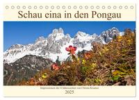 Schau eina in den Pongau (Tischkalender 2025 DIN A5 quer), CALVENDO Monatskalender