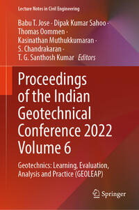 Proceedings of the Indian Geotechnical Conference 2022 Volume 6