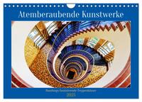 Atemberaubende Kunstwerke (Wandkalender 2025 DIN A4 quer), CALVENDO Monatskalender