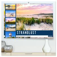 Strandlust Nordsee-Liebe (hochwertiger Premium Wandkalender 2025 DIN A2 quer), Kunstdruck in Hochglanz