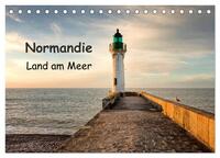 Normandie - Land am Meer (Tischkalender 2025 DIN A5 quer), CALVENDO Monatskalender