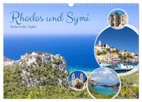 Rhodos und Symi, Perlen in der Ägis (Wandkalender 2025 DIN A3 quer), CALVENDO Monatskalender