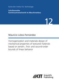 Homogenization and materials design of mechanical properties of textured materials based on zeroth-, first- and second-order bounds of linear behavior