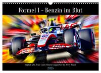 Formel 1 - Benzin im Blut (Wandkalender 2025 DIN A3 quer), CALVENDO Monatskalender