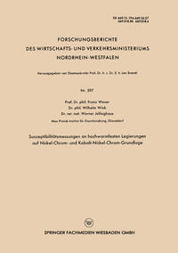 Suszeptibilitätsmessungen an hochwarmfesten Legierungen auf Nickel-Chrom- und Kobalt-Nickel-Chrom-Grundlage