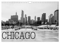 Icy Chicago (Wandkalender 2025 DIN A4 quer), CALVENDO Monatskalender