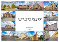 Neustrelitz Impressionen (Tischkalender 2025 DIN A5 quer), CALVENDO Monatskalender