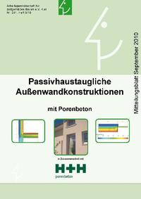 Passivhaustaugliche Außenwandkonstruktionen