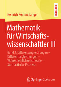 Mathematik für Wirtschaftswissenschaftler III