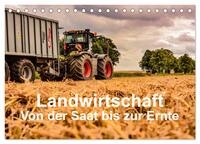 Landwirtschaft - Von der Saat bis zur Ernte (Tischkalender 2025 DIN A5 quer), CALVENDO Monatskalender