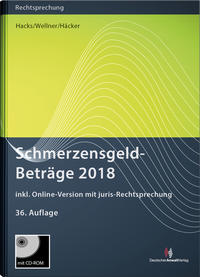 SchmerzensgeldBeträge 2018 (Buch mit CD-ROM plus Online-Zugang)