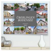 Überlingen Bodensee Impressionen (hochwertiger Premium Wandkalender 2025 DIN A2 quer), Kunstdruck in Hochglanz