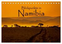 Blickpunkte in Namibia (Tischkalender 2025 DIN A5 quer), CALVENDO Monatskalender