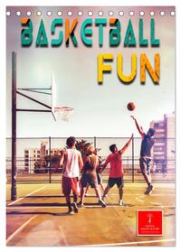 Basketball Fun (Tischkalender 2025 DIN A5 hoch), CALVENDO Monatskalender