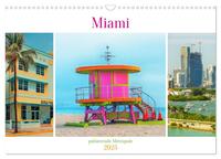 Miami - pulsierende Metropole (Wandkalender 2025 DIN A3 quer), CALVENDO Monatskalender