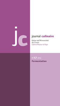 journal culinaire. Kultur und Wissenschaft des Essens