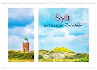 Sylt - malerische Ansichten (Wandkalender 2025 DIN A3 quer), CALVENDO Monatskalender