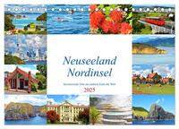 Neuseeland Nordinsel - faszinierende Orte am anderen Ende der Welt (Tischkalender 2025 DIN A5 quer), CALVENDO Monatskalender