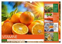 VITAMINE - Gesundheit aus der Natur (Wandkalender 2026 DIN A3 quer), CALVENDO Monatskalender