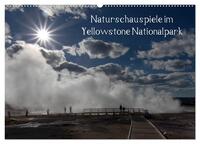 Naturschauspiele im Yellowstone Nationalpark (Wandkalender 2025 DIN A2 quer), CALVENDO Monatskalender