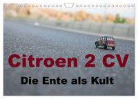 Citroen 2 CV Kult um die Ente (Wandkalender 2025 DIN A4 quer), CALVENDO Monatskalender