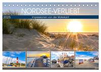 NORDSEE-VERLIEBT (Tischkalender 2025 DIN A5 quer), CALVENDO Monatskalender