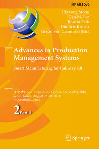 Advances in Production Management Systems. Smart Manufacturing for Industry 4.0