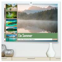 Ein Sommer in den Bayerischen Alpen (hochwertiger Premium Wandkalender 2025 DIN A2 quer), Kunstdruck in Hochglanz