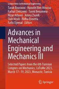 Advances in Mechanical Engineering and Mechanics III