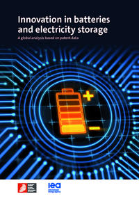 Innovation trends in batteries and electricity storage