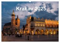 Krakau - die schönste Stadt Polens (Wandkalender 2025 DIN A2 quer), CALVENDO Monatskalender