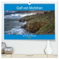 Golf von Morbihan, der Süden der Bretagne (hochwertiger Premium Wandkalender 2025 DIN A2 quer), Kunstdruck in Hochglanz