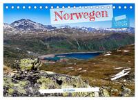 Norwegen Wanderbar (Tischkalender 2025 DIN A5 quer), CALVENDO Monatskalender