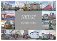 Neuss Impressionen (Tischkalender 2025 DIN A5 quer), CALVENDO Monatskalender