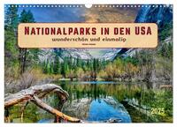 Nationalparks in den USA - wunderschön und einmalig (Wandkalender 2025 DIN A3 quer), CALVENDO Monatskalender