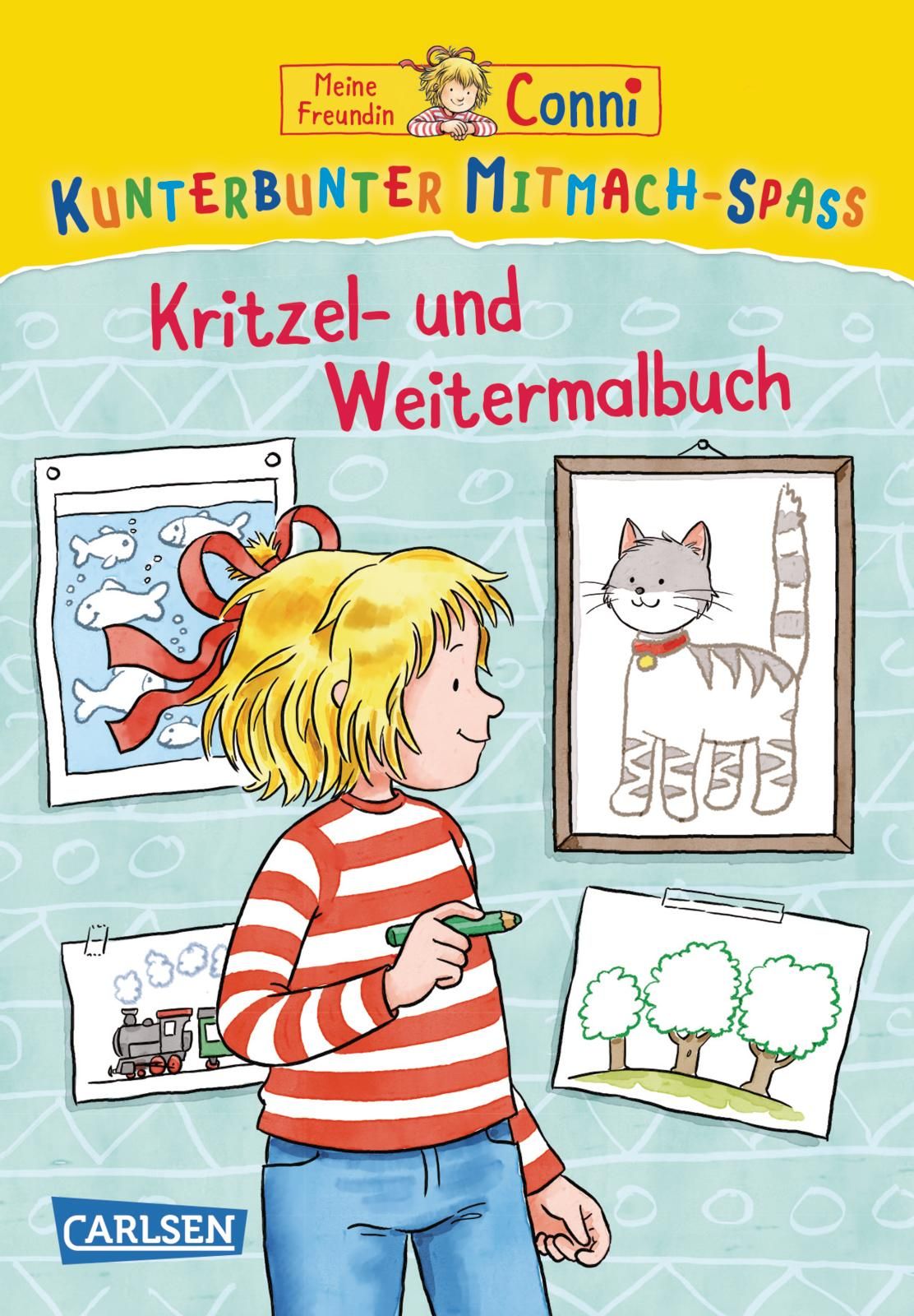 VE 5 Meine Freundin Conni: Kunterbunter Mitmach-Spaß - Kritzel- und Weitermalbuch