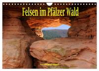 Felsen im Pfälzer Wald (Wandkalender 2025 DIN A4 quer), CALVENDO Monatskalender