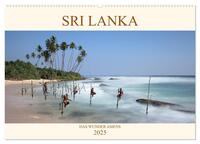 Sri Lanka Das Wunder Asiens (Wandkalender 2025 DIN A2 quer), CALVENDO Monatskalender