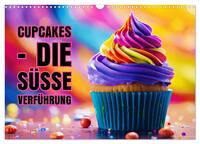 Cupcakes - die süße Verführung (Wandkalender 2025 DIN A3 quer), CALVENDO Monatskalender