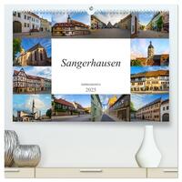 Sangerhausen Impressionen (hochwertiger Premium Wandkalender 2025 DIN A2 quer), Kunstdruck in Hochglanz