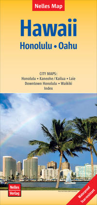 Nelles Map Landkarte Hawaii : Honolulu, Oahu