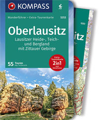 KOMPASS Wanderführer Oberlausitz, Lausitzer Heide-, Teich- und Bergland, mit Zittauer Gebirge