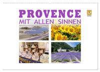 Provence mit allen Sinnen (Wandkalender 2025 DIN A2 quer), CALVENDO Monatskalender