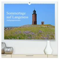 Sommertage auf Langeness (hochwertiger Premium Wandkalender 2025 DIN A2 quer), Kunstdruck in Hochglanz