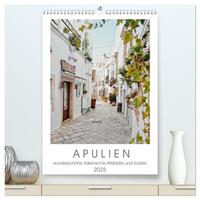 Apulien (hochwertiger Premium Wandkalender 2025 DIN A2 hoch), Kunstdruck in Hochglanz