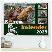 Bärenkalender (hochwertiger Premium Wandkalender 2025 DIN A2 quer), Kunstdruck in Hochglanz