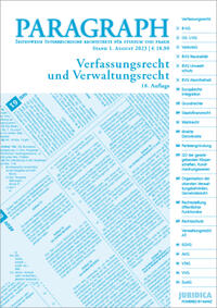 Paragraph - Verfassungs- und Verwaltungsrecht