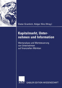 Kapitalmarkt, Unternehmen und Information