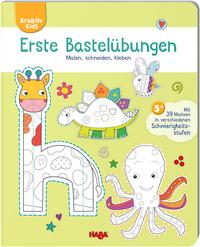 Erste Bastelübungen – Malen, schneiden, kleben